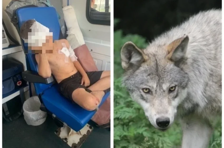 Сначала понюхал, потом укусил. Волк напал на ребёнка во дворе частного дома - «Происшествия»