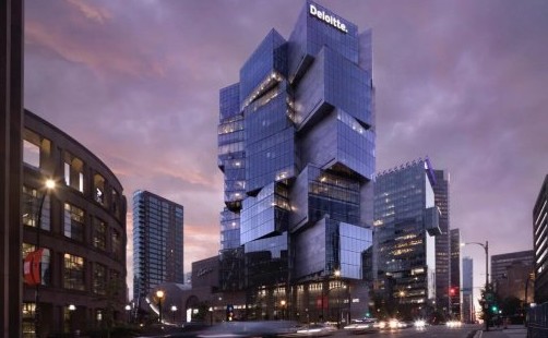 Архитектура башни «Deloitte Summit» ломает банальные каноны прямоугольных форм - «Выбор Инноваций»