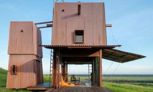 Медный дом от австралийских архитекторов раскрывается, как цветок - «Выбор Инноваций»